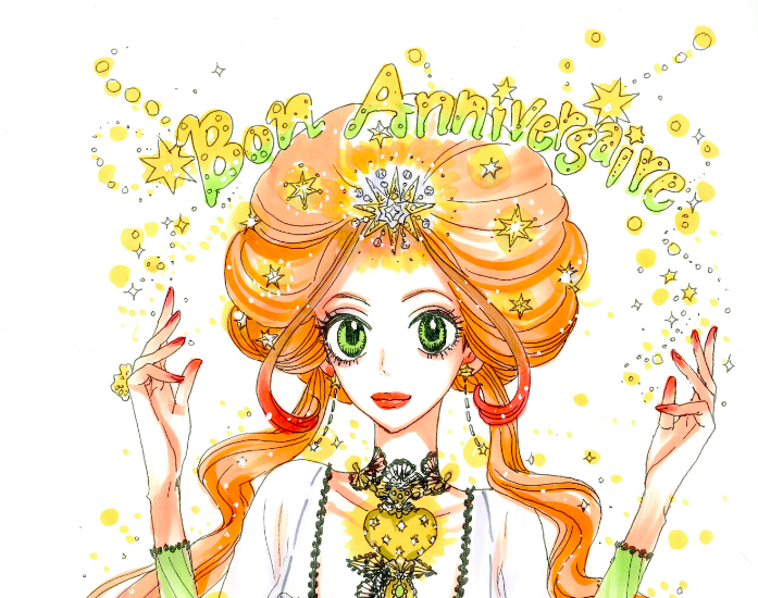 8月13日 ショコラの誕生日に安野モヨコ描き下ろしバースデーイラストを公開 シュガシュガルーン 公式サイト 安野モヨコ